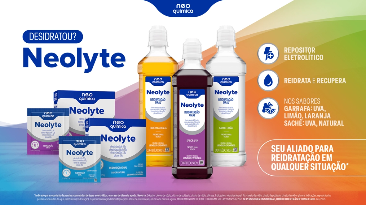 Imagem da notícia Chegou Neolyte: o novo repositor eletrolítico da Neo Química