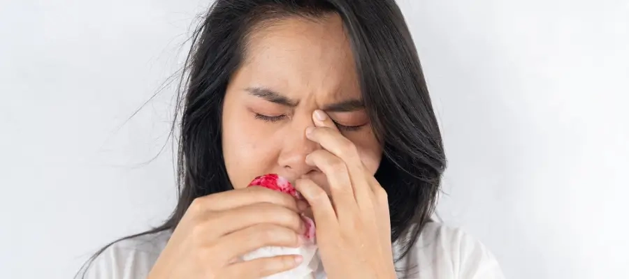 Imagem da notícia Sangramento nasal: o que causa? Como parar a hemorragia?