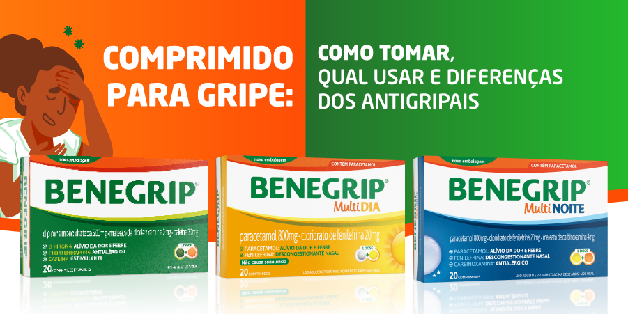 Imagem da notícia Comprimido para gripe: como tomar, qual usar e diferenças do antigripal dia e noite.