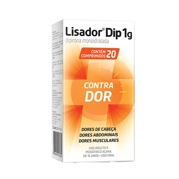 Lisador DIP Comprimido 1g