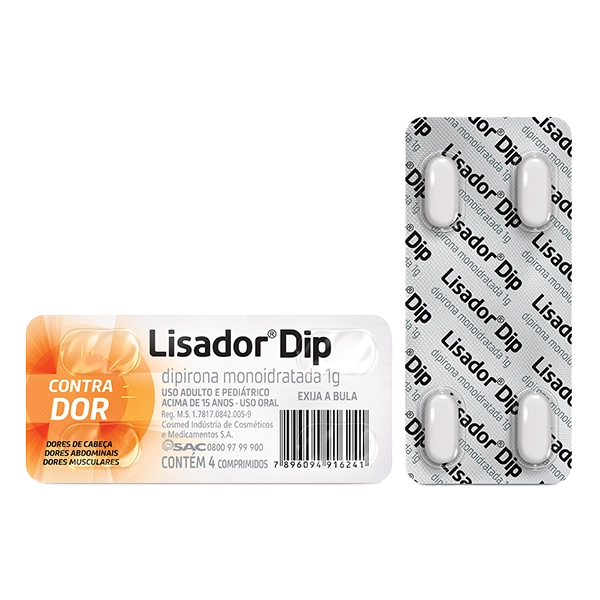 Lisador DIP Comprimido 1g